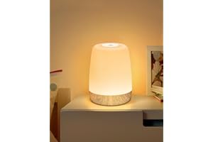 MEDE Night Light Baby Touch Lamps Bedside Dimmable Nightlight,LED Childrens Night Light Kids with Timer & RGB Changing & Memory,USB Rechargeable Portable Bedside Table Lamp for Bedroom Breastfeeding