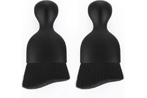 cobee Miękka szczotka do czyszczenia wnętrza samochodu bez zadrapań, 2 opakowania szczotek do czyszczenia samochodu z miękkim włosiem, szczotki do usuwania kurzu (styl B)