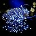 Produktbild OSAN Lichterkette 10 Meter 100 LED 4.5 V Schnur Licht Light String f¨¹r Innen Aussen Garten Weihnachten Hochzeit Party Blau