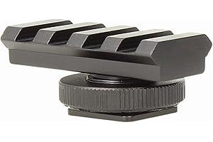 Minadax Adaptateur pour visière Red Dot avec rail Picatinny pour le raccordement à la griffe de flash de l'appareil photo