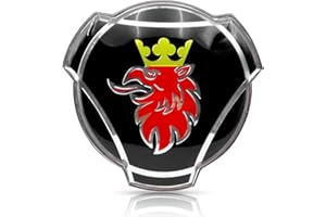 FTC 1 emblema para la rejilla del coche Scania Griffin con logotipo personalizado (negro)