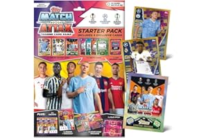Topps Match Attax 23/24 - Kit de démarrage (44 Cartes Match Attax Dont 3 Cartes en Edition Limitée !)