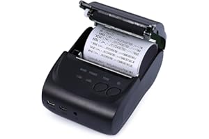 ENJOY-UNIQUE Mini-Thermodrucker bondrucker für iOS, Android, Windows, USB, POS, Bluetooth 4.0, 58 mm
