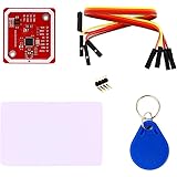 ICQUANZX PN532 NFC NXP RFID Modulo V3 Kit Near Field Communication Reader Kit Modulo I2C SPI HSU con S50 White Key Key Card p