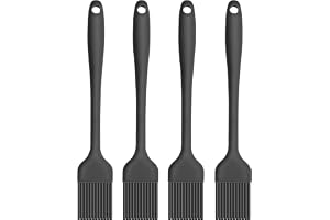 4 stycken bakborstar 21 cm silikonborstar kök grillpensel hantverk bakverk borste bakning värmebeständig silikon matlagningsborste för bakning, matlagning, grillning