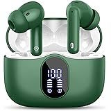 Auricolari Bluetooth 5.3 con 4 Mic, Cuffie Wireless In Ear HiFi Stereo, Cuffiette 36 Ore LED Display, Senza Fili IP7 Impermea