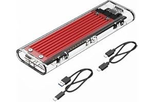 Orico Boitier Adaptateur SSD NVMe M.2 USB 3.1 Type C (Gen 2) pour Disque Dur SSDs de M2 M-Key PCIe - Ne Convient Pas pour M.2 SATA