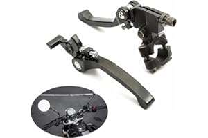 Heart Horse 1 Pair 22mm Pit Dirt Bike Clutch Brake Levers Set, Motorcycle Folding Handlebar Clutch Brake Lever for 90/110/125/140cc Pit Dirt Bike