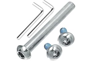 OTFAITP 24 mm - 120 mm M8 Screw for Replacement of Child Kick/Adult Scooter Wheelchair Folding Table and Chair Repair