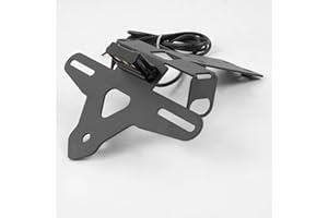 TAZGANTAX Staffa porta targa posteriore per moto con eliminatore parafango a luce LED Compatibile con Ho-nda CBR500R CBR 500 R CBR-500-R 2019 2020 2021 2022 Kit porta indicatori di direzione per coda ordinata