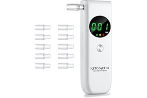 SOYAA Ketone Breath Tester, Professional Ketone Breath Tester, Improved Ketone Breath Tester, High Precision Ketone Meter for Detecting Diet and Ketosis Status
