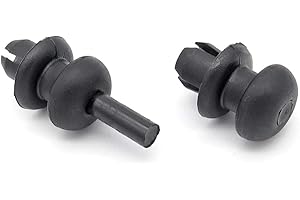 VVO Fasteners- 2x Parcel Shelf Clips- Black