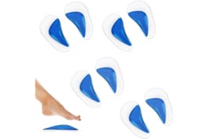 CUTILAND Coussinets Pieds Plats En Gel,Soutien La Voûte En Gel,Semelles Orthopédiques En Silicone Pour Fasciite,Voute Plantaire Semelle Orthopédique,Semelles Orthopédiques En Gel Pour Soutien De La Voûte,Bleu