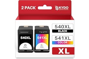 Skydo PG-540XL CL-541XL Remplacement pour Canon 540XL et 541XL Compatible pour Cartouche Canon 540 541 540XL Compatibles pour PIXMA MG3650 MG3550 MG4250 MG3650S MG3600 MX475 MG2150 MG3150