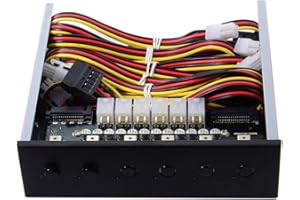 CHENYANG CY Hard Disk 6 Ways Control System Intelligent Control Management System HDD SSD Power Switch with 5.25 CD-ROM Bay