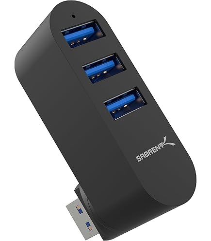 Adesivo USB Hub 3 Port Splitter Adattatore Girevole 180 ° Per PC Laptop - Foto 8