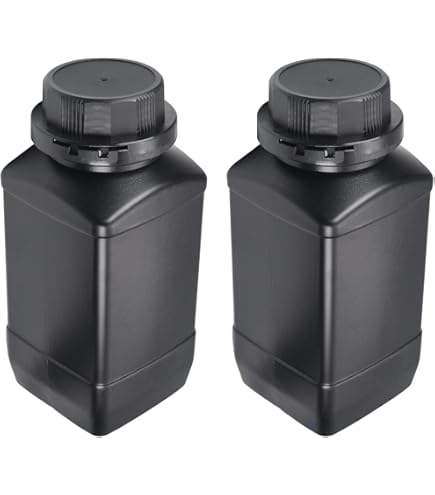 Bottiglie In Plastica HDPE 1000ml - Con Tappo A Vite Nero, 5 Pezzi, Etichette Incluse, Per Alimenti E Liquidi - Foto 9