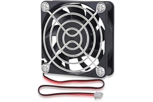 GDSTIME 60mm fan 12V 60mm computer fan 60 x 15mm PC case Cooler 4500 rpm speed for DIY cooling ventilation exhaust replacement
