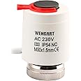 Wengart Underfloor Heating Actuator WG20, M30*1.5 Normaly Closed AC230V Suitable for Almost All Common Heating Circuit Manifolds (1)