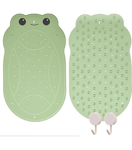 Tapis De Baignoire Antidérapant Massant - PVC Avec Ventouses, Respirant, Trou De Suspension, Sécurité Enfants/personnes âgées
