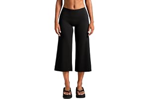 Navneet Capri leggings för kvinnor breda ben sportleggings