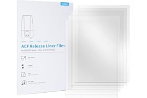 ELEGOO 5pcs Película ACF para Impresora 3D Resina Mars 4 Ultra LCD con Funcionalidad de Liberación Más Fuerte 225x160x0,3MM