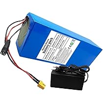 52V 45Ah Lithium Akku Mit Ladegerät - Für E-Bikes Und E-Scooter Bis 2300W