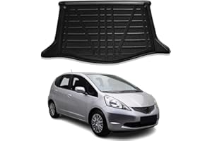 ‎OMAC OMAC Kofferraumwanne Laderaumwanne kompatibel mit Honda Jazz 2009-2014 Gummi TPE Schwarz