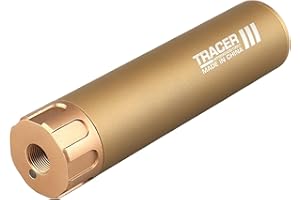 KODENOR Airsoft Fluoreszenz Auto-Tracer-Feuerzeug mit Schalldämpfer 14mm Kaliber-CCW-Spitfire-Simulation taktischer Tracer-Einheit