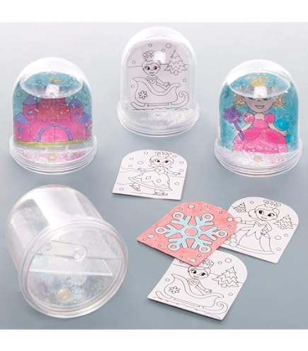 Baker Ross Kit Punto Croce da Colorare Teste Pelose (Pack of 5) - Attività Creative per Bambini