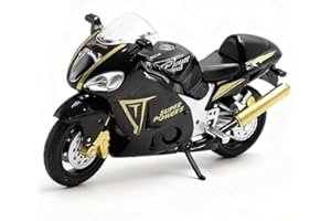 CLKDPNO Alloy Motorbike Toy Mini Motorbike Simulation Motorcycle Modern Pull-Back Vehicle Toy for Child Intellectual Motorcycle Model Collection Hobby Toy Gift Racing Model Decoration - Black