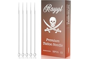 Agujas De Tatuaje - SOTICA 50PCS / Caja 7RL Agujas desechables de pistolas de tatuaje Agujas de tatuaje estériles utilizadas para suministros de tatuaje de kit de tatuaje