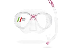 Cressi Marea Jr – mask eller mask Marea Jr snorkeltopp för dykning och snorkling, en storlek, barn unisex