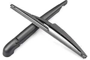 BAFAMIE Rear Wiper Arm Blade, Replacement for Fiat 500 2007-2018 Hatchback - ZOFFI Back Windscreen Wiper Assembly Replacement - All Season Natural Rubber Cleaning Window