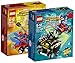 Produktbild LEGO Marvel Super Heroes Mighty Micros: Spider-Man vs. Sandman 76089 + LEGO DC Super Heroes Mighty Micros: Batman vs. Harley Quinn 76092, Cooles Superheldenspielzeug für Kinder