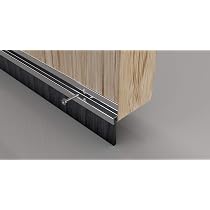 FIXMAN Striscia Paraspifferi A Spazzola Per Garage In Alluminio 2134 Mm Alluminio 34152094