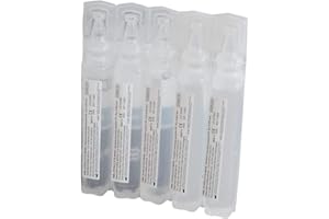 SHB (PACK OF 5) First Aid Eye Wash Pods - Sterile Saline Eye Irrigation Solution