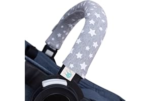 JYOKO KIDS Cubre asa cubre baranda cochecito (White Star, Individual)