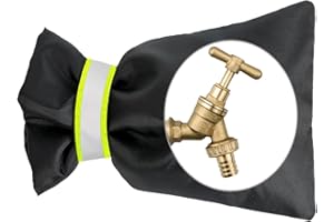 WEALROTN Outdoor Tap Cover for Winter, Thickened Outside Tap Cover Frost Protectors for Winter, Garden Tap Cover Jacket for Outdoor Taps, Waterproof Protector Outdoor Faucet from Freezing(1 PCS)