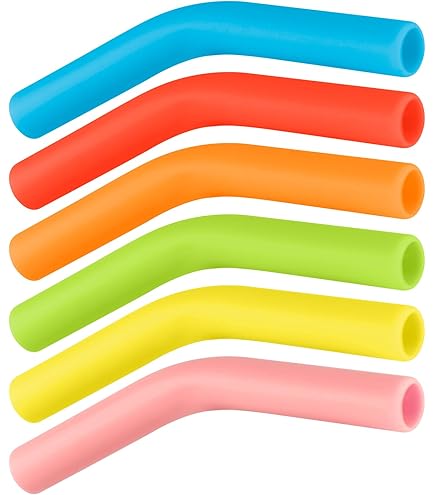 HoAhaMay 50 Pièces Bouchon De Paille En Silicone, Embout Réutilisable
