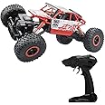 Negi 1:18 Rechargeable Rock Crawler 4WD 2.4 Ghz 4x4 Rally Car RC Monster Truck Kids Play Toys (Red)