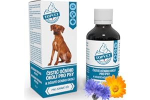 green idea - Lotion Nettoyante pour Les Yeux pour Chiens avec Acide borique et Herbes médicinales | Soin des Yeux et Nettoyage des Yeux | sans parabène/Silicone/Colorant/Alcool – 50 ML