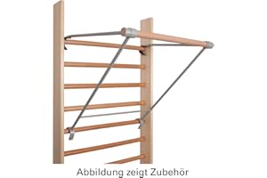 ‎SPORT-TEC Klimmzugstange für Sprossenwand Reckstange Klimmzug Bauchtrainer Turnstange