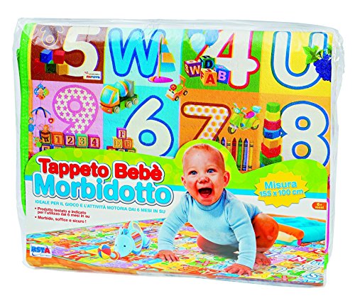 RSTA 8830 - Tappeto Bebè Morbido, 155 x 100 cm