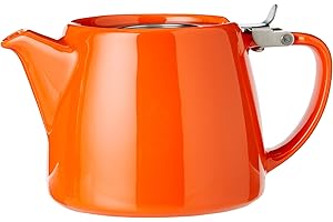 Forlife Stump Teapot 530 mL, 18 Oz., Carrot