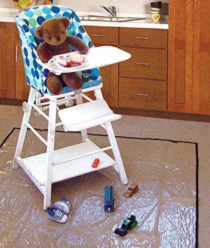 ZPM High Chair Splash Mat / Floor Protector / Table Protector / Clear PVC