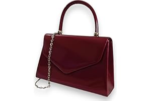 fi9® BNWT Retro Tote Patent Leather Bridal Wedding Evening Handbag Party Purse Clutch Shoulder Hand Bag