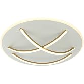 Lucea Vama3 Lu White/Gold Led Plafonier 3000k 45w