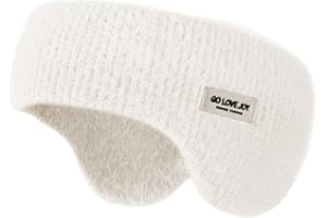 LUCCHI Soundproof Ear Muffs for Sleeping - Soft Warm Windproof Ear Muffs - Soundproof Winter Warm Earmuffs - Noise Reduction Sleep Ear Muffs - Portable Earmuffs for Cold Weather, Sleeping, Study, Working