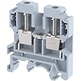 Elmex KUT 4 - Screw Clamp Type Polyamide Feedthrough Terminal Block, Pack of 100